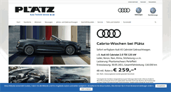 Desktop Screenshot of plaetz.de